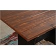 Pemberly Row Contemporary Solid Wood Dining Nook in Black Finish