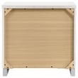 Pemberly Row Contemporary 2-Drawer Wood Nightstand in White Finish