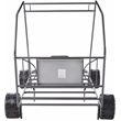 Pemberly Row Modern styled Metal Black Finish Go Kart Twin Bed