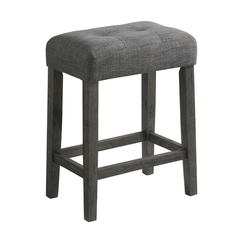 Pemberly Row Transitional Wood Multipurpose Bar Table Set in Charcoal