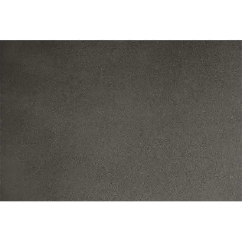 Pemberly Row Contemporary Guest Chair in Pewter Faux leather