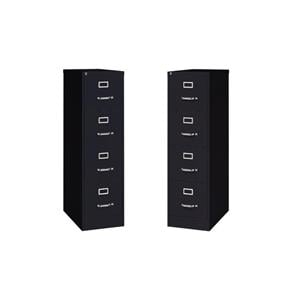 Pemberly Row 2 Set of Filling Cabinet in Black