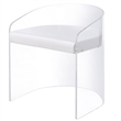 Pemberley Row Acrylic Clear Dining Chair U Shape 24.5