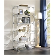Pemberley Row Lucite Clear Bookcase Rectangular 71