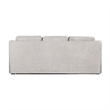 Pemberly Row Convertible Sofa in Linen Beige Fabric Upholstery