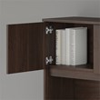 Pemberly Row 72W Desk Hutch in Black Walnut - Engineered Wood