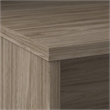 Pemberly Row 42W Desk Return in Modern Hickory - Engineered Wood