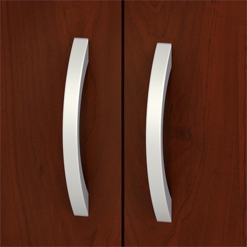 Pemberly Row Bookcase Door Kit in Hansen Cherry - Engineered Wood