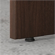 Pemberly Row 72W x 30D Office Desk in Black Walnut - Engineered Wood