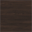 Pemberly Row Engineered Wood 72W x 30D Desk w/ Hutch & Drawers in Black Walnut