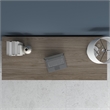 Pemberly Row 72W x 30D Office Desk in Modern Hickory - Engineered Wood