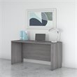 Pemberly Row 60W x 24D Credenza Desk in Platinum Gray - Engineered Wood