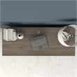 Pemberly Row 60W x 24D Credenza Desk in Modern Hickory - Engineered Wood