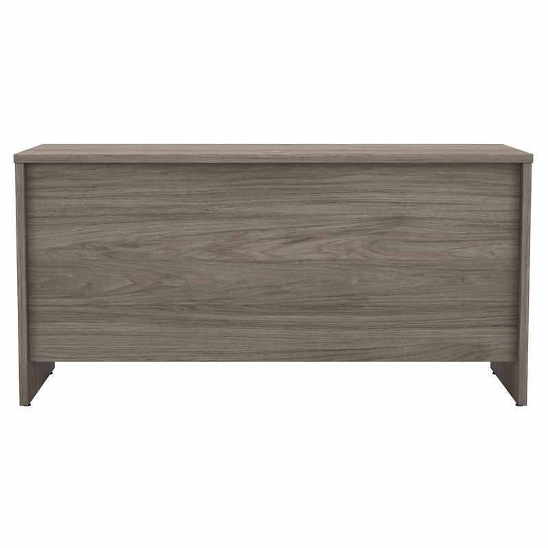 Pemberly Row 60W x 24D Credenza Desk in Modern Hickory - Engineered Wood