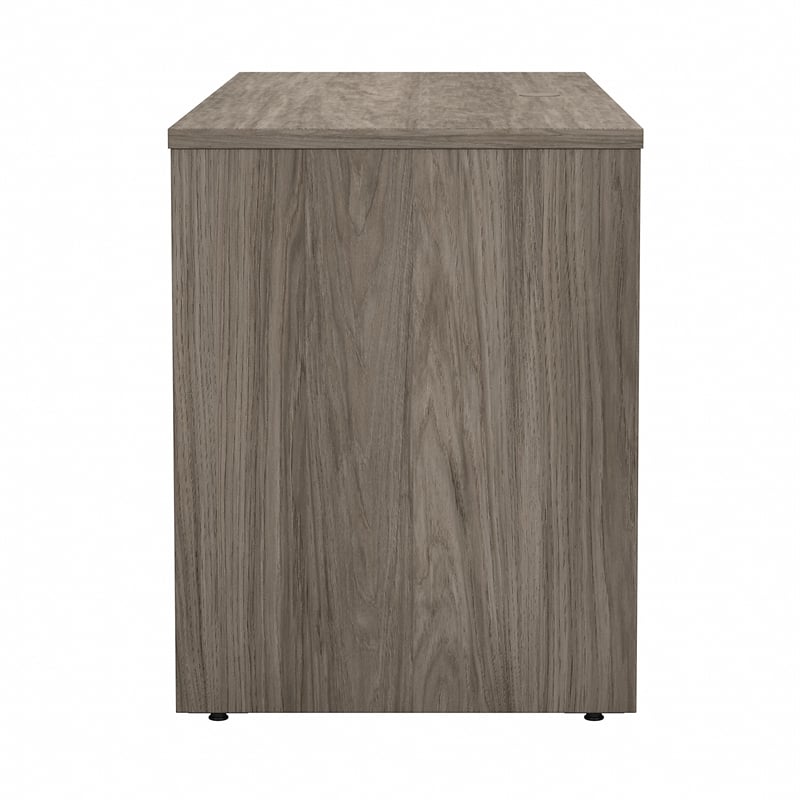 Pemberly Row 60W x 24D Credenza Desk in Modern Hickory - Engineered Wood