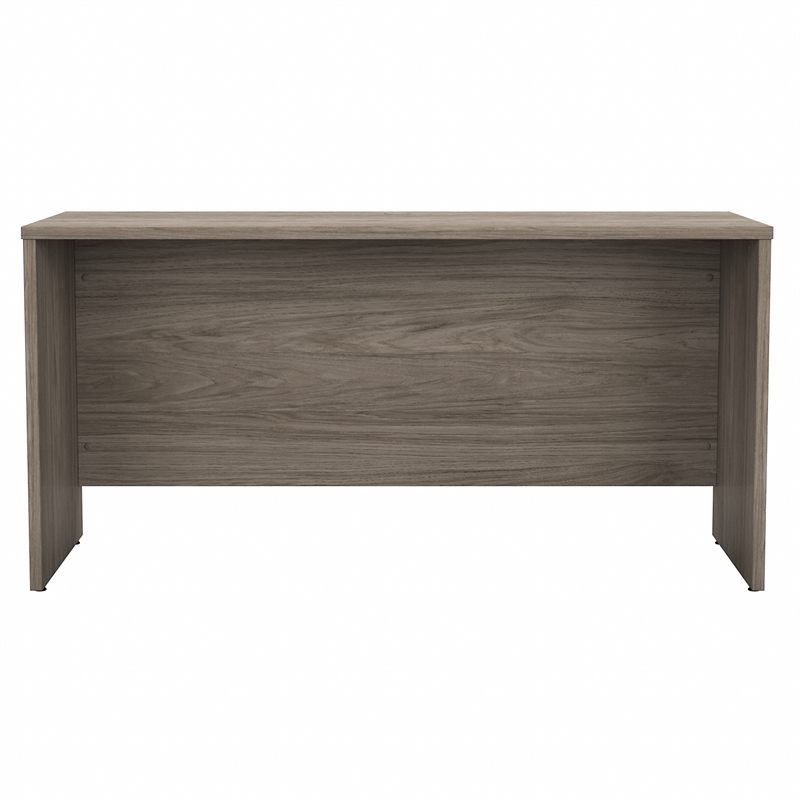 Pemberly Row 60W x 24D Credenza Desk in Modern Hickory - Engineered Wood