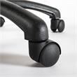 Pemberly Row High Back Contemporary Fabric Executive Office Chair in Black
