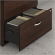 Pemberly Row 2 Drawer Lateral File Cabinet in Black Walnut - Engineered Wood