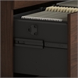 Pemberly Row 2 Drawer Lateral File Cabinet in Black Walnut - Engineered Wood