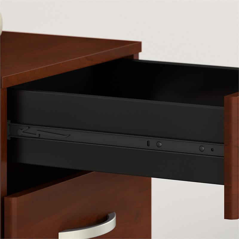 Pemberly Row 3 Drawer Mobile File Cabinet in Hansen Cherry - Engineered Wood