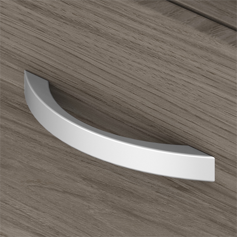 Pemberly Row 2 Drawer Mobile File Cabinet in Modern Hickory - Engineered Wood