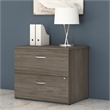Pemberly Row 2 Drawer Lateral File Cabinet in Modern Hickory - Engineered Wood