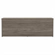 Pemberly Row Low Storage Cabinet with Doors in Modern Hickory - Engineered Wood