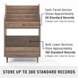 Pemberly Row 2-Shelf Mid-Century Wood Storage Stand in Walnut