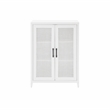 Pemberly Row Stackable Modern Wood Storage Pantry with Shelves in White