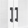 Pemberly Row Stackable Modern Wood Storage Pantry with Shelves in White