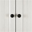 Pemberly Row 2-Door Coastal Wood Spacesaver in Distressed White