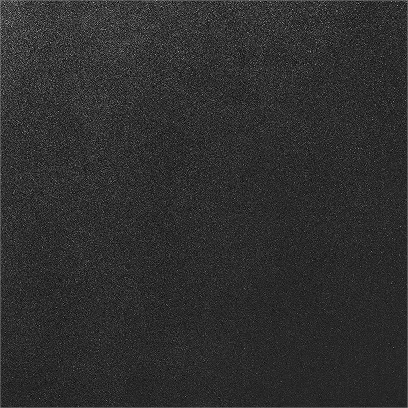 Pemberly Row 2-Piece Metal/Faux Marble Bakers Rack in Matte Black/White