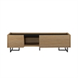 Pemberly Row Contemporary Wood Media Console for TVs up to 65