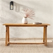 Pemberly Row Modern Slat Back Solid Wood 70