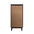 Pemberly Row 5-Drawer Tall Wood Bedroom Chest Dresser - Black