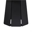 Pemberly Row Modern Paneled Wood Pedestal Base Round Dining Table 48