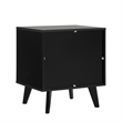 Pemberly Row Mid-Century 1-Drawer Wood Nightstand in Oak Finish