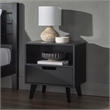 Pemberly Row Mid-Century 1-Drawer Wood Nightstand in Oak Finish