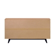 Pemberly Row 6-Drawer Wood Modern Dresser - Natural Pine Varnish