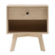 Pemberly Row 1-Drawer Mid-Century Wood Nightstand in Coastal Oak