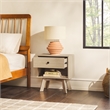 Pemberly Row 1-Drawer Mid-Century Wood Nightstand in Coastal Oak
