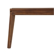 Pemberly Row Modern Outdoor Solid Wood Coffee Table - Dark Brown