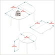 Pemberly Row Oval Solid Wood Dining Table with Removable Leaf in Walnut