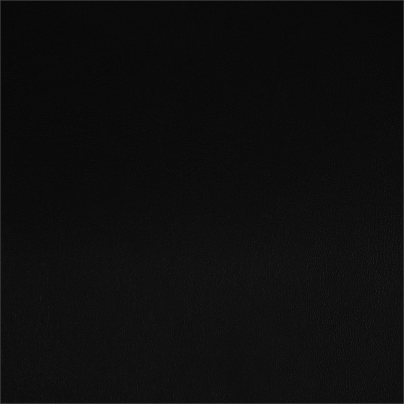 Pemberly Row Upholstered Metal Counter Stool with X Base in Black