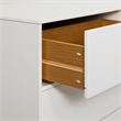 Pemberly Row 4 Drawer Scandi-Minimalist Solid Wood Chest Dresser - White