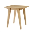 Pemberly Row Minimalist Solid Wood Accent Side Table - English Oak