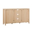 Pemberly Row Modern Arched Rattan 2-Door Wood Sideboard 58