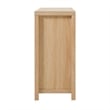 Pemberly Row Modern Arched Rattan 2-Door Wood Sideboard 58