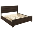 Pemberly Row Wood Eastern King Storage Platform Bed in Dark Cocoa