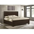 Pemberly Row Wood Eastern King Storage Platform Bed in Dark Cocoa